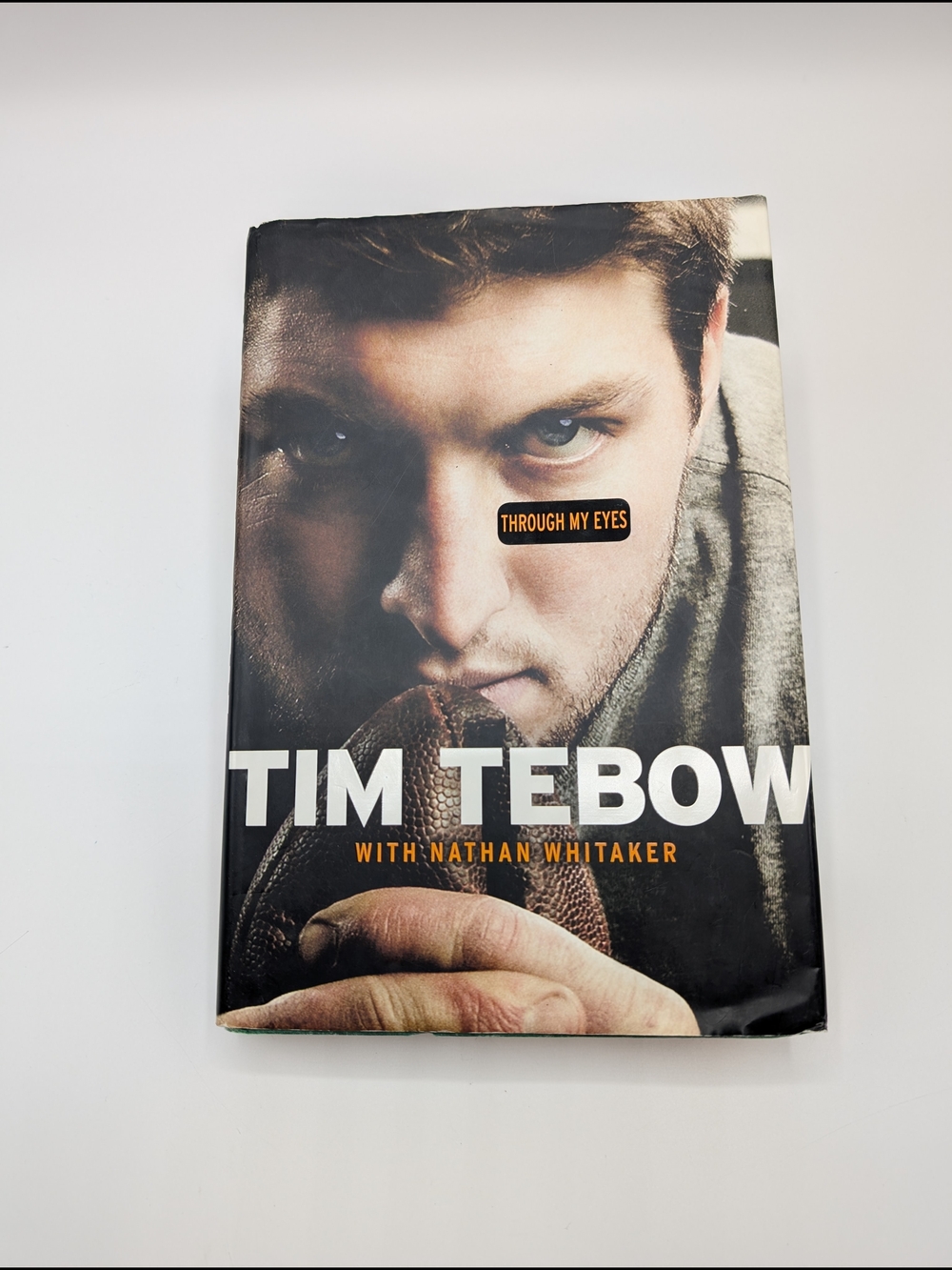 Tim Tebow "Through My Eyes" Hardcover Inspiring Football Journey Nathan Whitaker